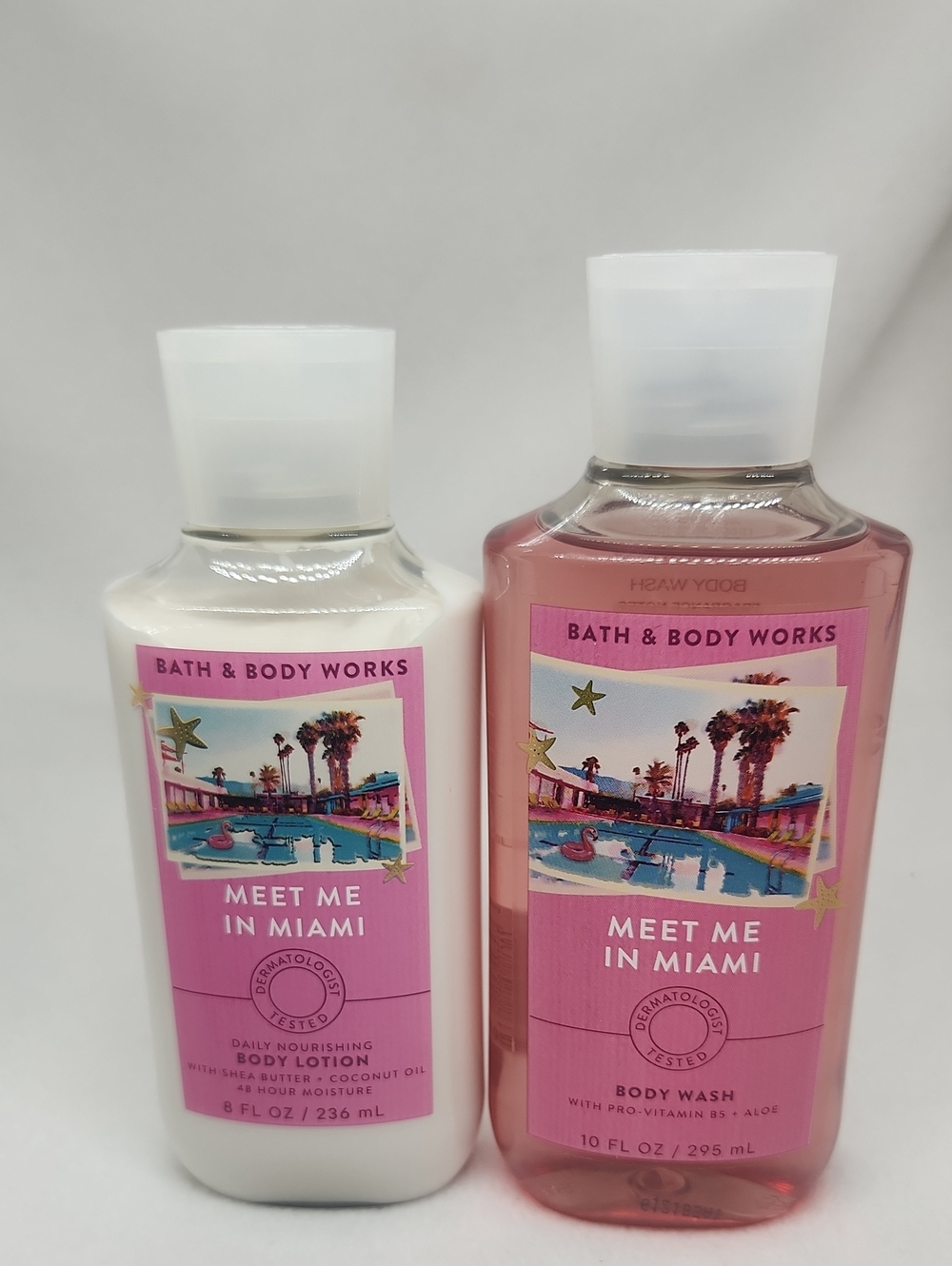 Bath & Body Works Meet Me in Miami Body Wash & Lotion New